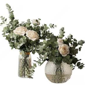 花瓶花艺3D模型下载